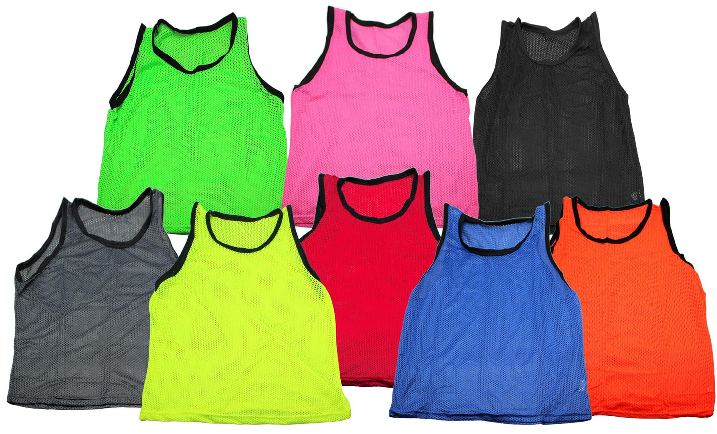 BlueDot Trading Youth Nylon Mesh Scrimmage Training Pinnie Vest for team practice for all kinds of sports soccer, football, basketball, Lacrosse, Purple, 12 Pack