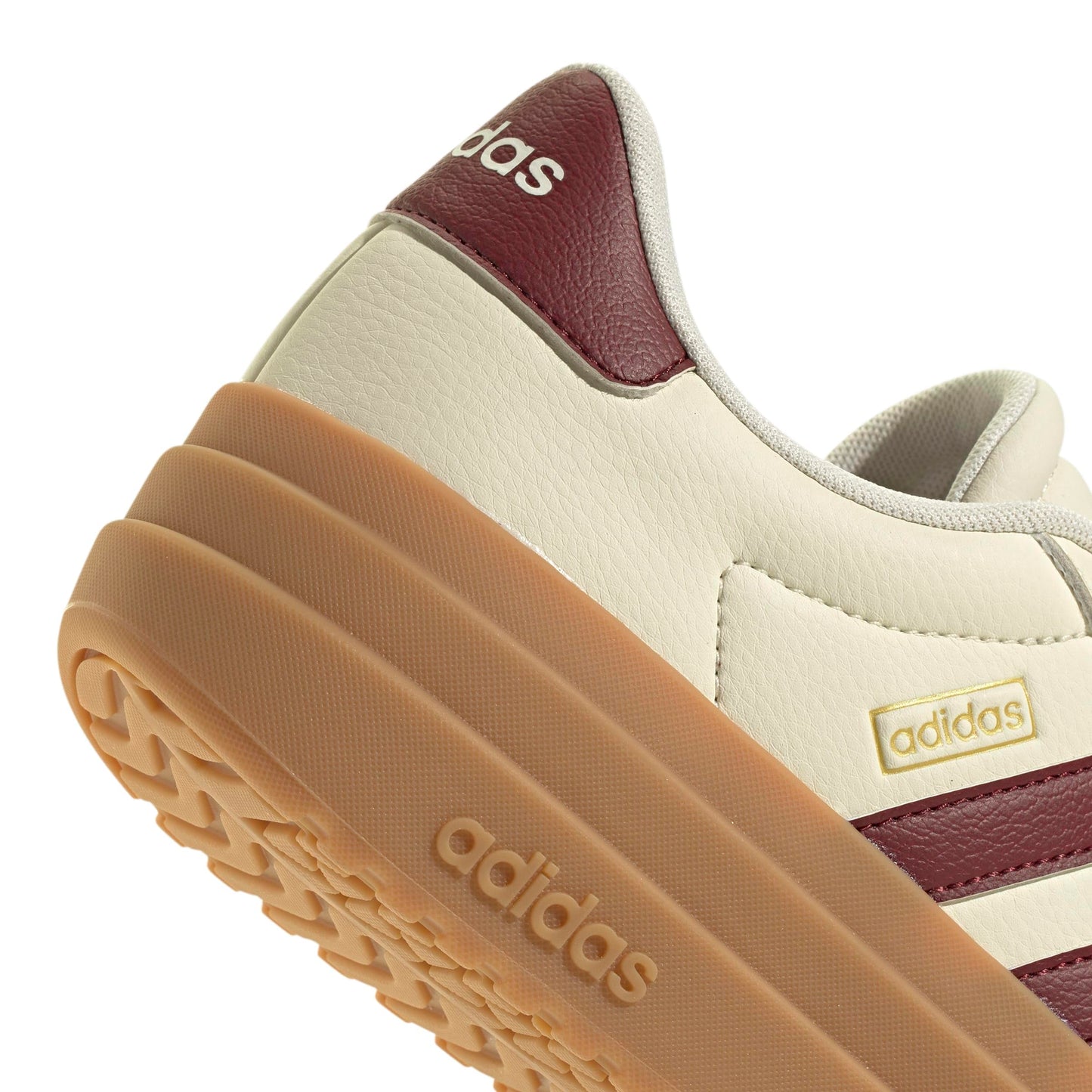 adidas Women's VL Court Bold, Off White/Shadow Red/Crystal Sand, 5