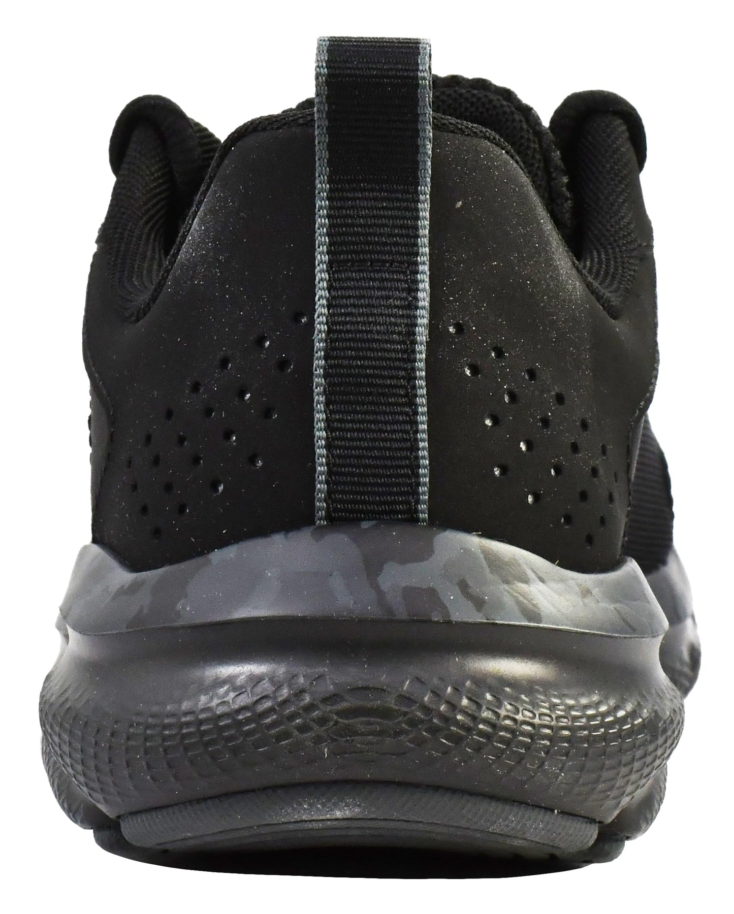 Under Armour Men's Charged Assert 9 Camo, Black/Black/Pitch Gray, 10 US