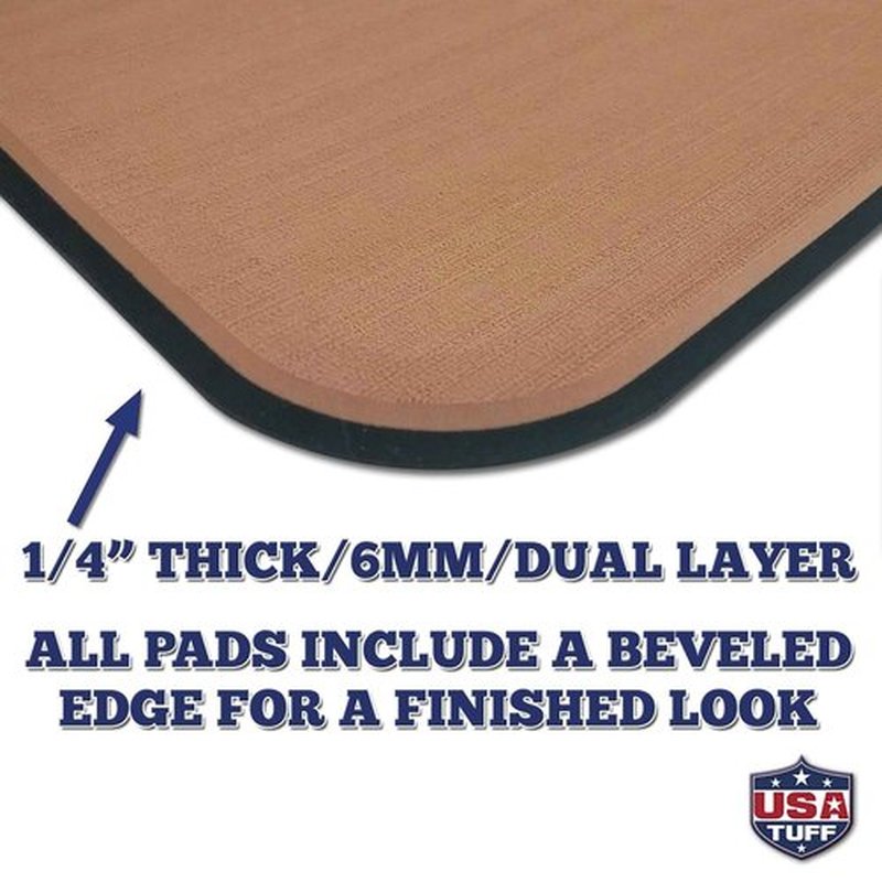 USATuff SeaDek EVA Mat Cooler Pad fits YETI 35 Tundra | Peel & Stick Application | Non Slip Comfort Accessories - Top Fin Redfish Tail (Mocha-Black)