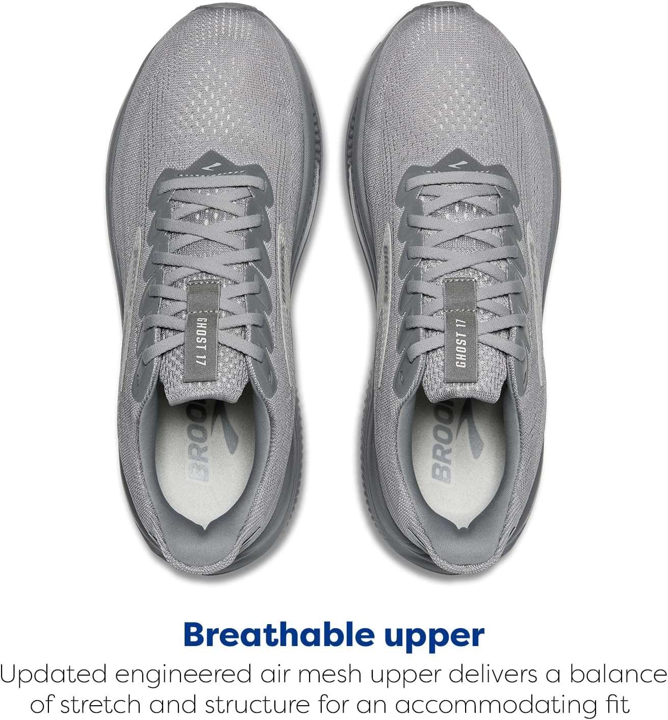 Brooks Men's Ghost 17 Running Shoes - Lightweight, Comfortable Fit | Men's Athletic Footwear