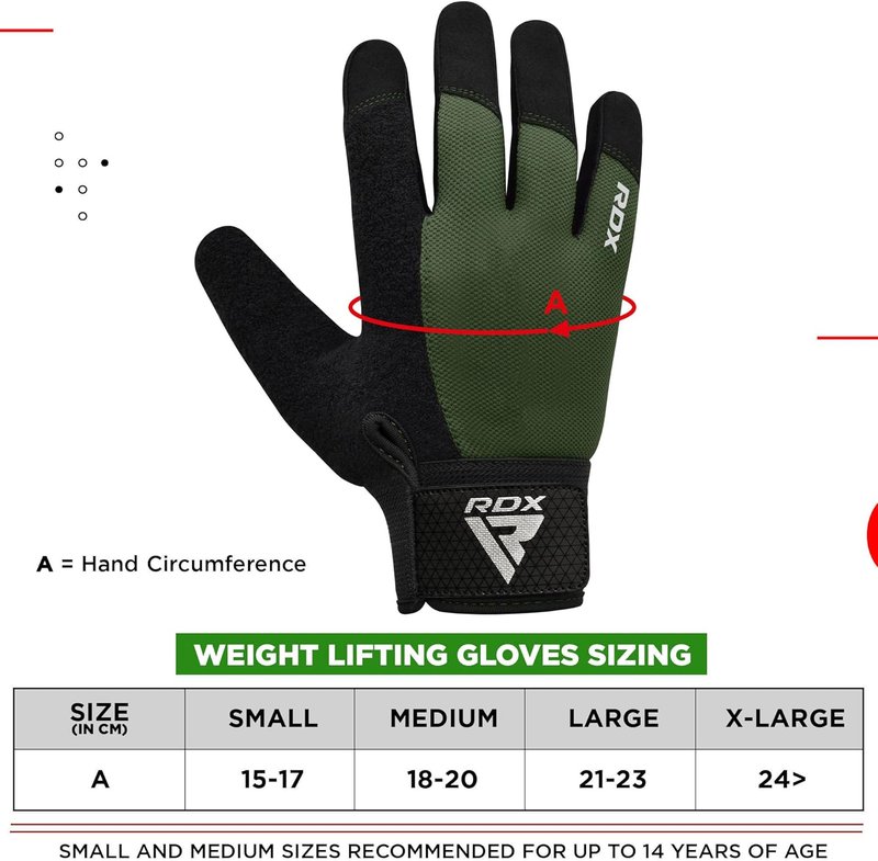 Weight Lifting Gloves - Full Finger Touch Screen, Breathable Anti-Slip Palm Protection | Fitness Training for Men & Women