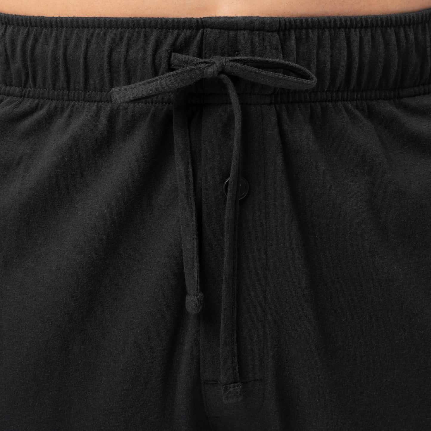 Fruit of the Loom Men’s 2-Pack Jersey Knit Sleep Pajama Shorts, Black/Black, Large