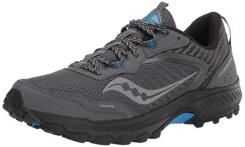 Saucony Men's Excursion TR15 Trail Running Shoe, Shadow/Royal, 10