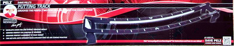 Pelz Golf DP4013 Putting Track , black , standard