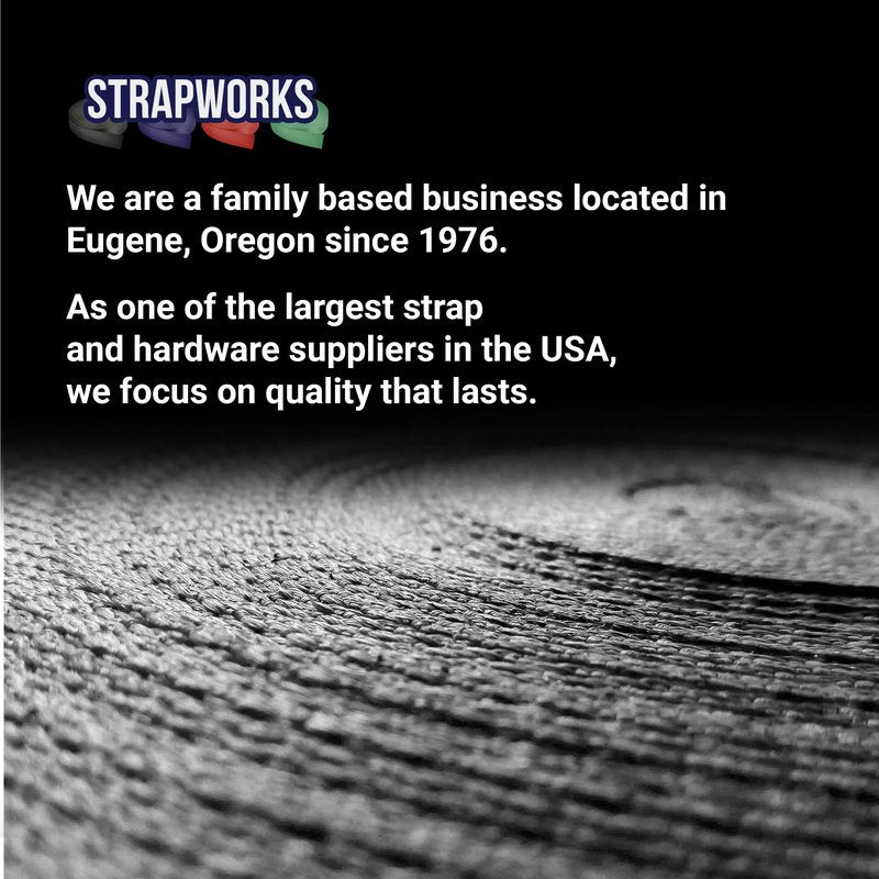 Strapworks Heavyweight Polypropylene Webbing - Heavy Duty Poly Strapping for Outdoor DIY Gear Repair, 1 Inch x 50 Yards - Olive Drab