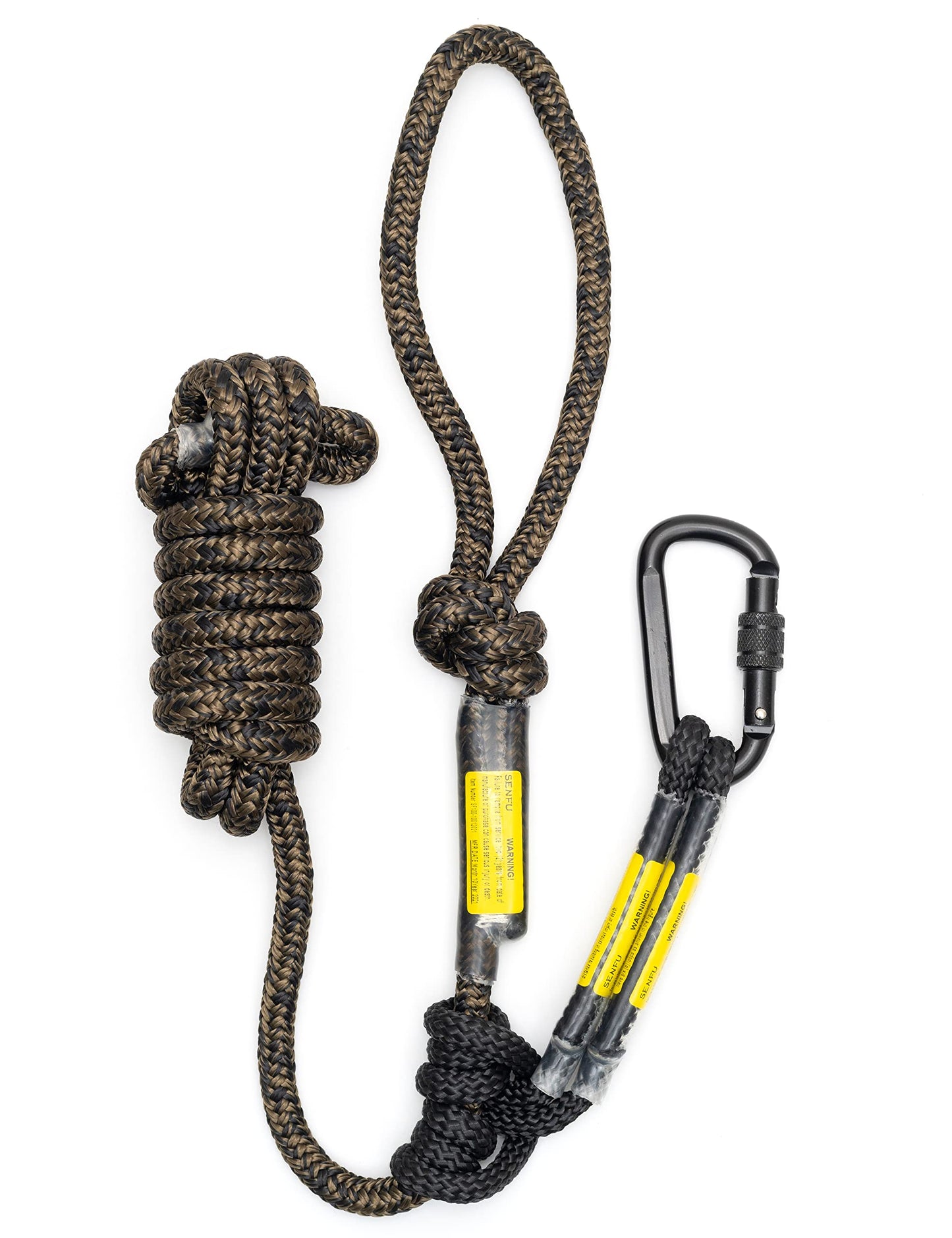 SENFU Treestand Safety Rope, Linemans Rope for Hunting, Tree Tether Rope
