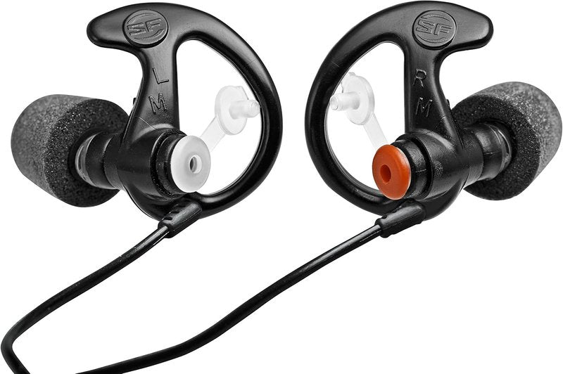 SureFire EP7 Sonic Defenders Earplugs - Ultra Filtered Reusable with Comply Canal Tips | Noise Reduction