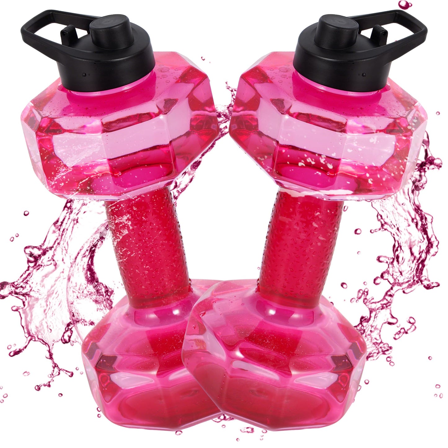 YOTAN Water Dumbbells Set, 2 PCS Water Weights for Pool Exercise, Pool Weights for Water Exercise Resistance, Aquatic Exercise Equipment for Aqua Therapy, Pool Fitness, Weight Loss
