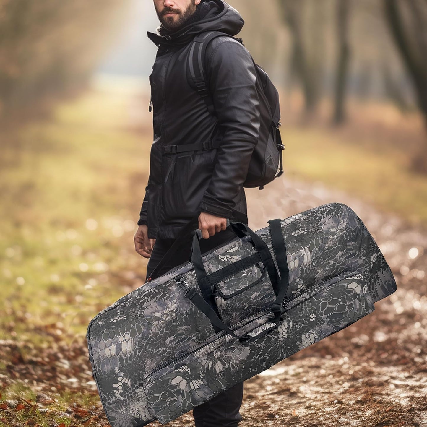 Compound Bow Case - Soft Carry Bag with Arrow Pocket | Durable Protection for Archery Gear