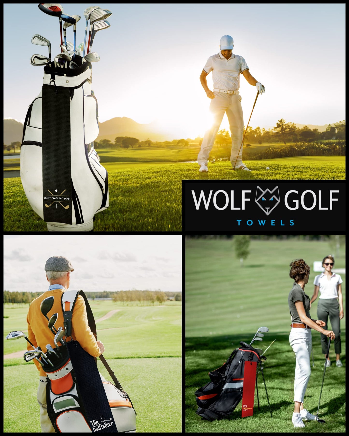 Best Man Golf Towel - Best Man Gifts - Bridal Party Golf Towels - Wedding Party Golf Towels - Golf Gifts for Groomsman - Embroidered Golf Gifts