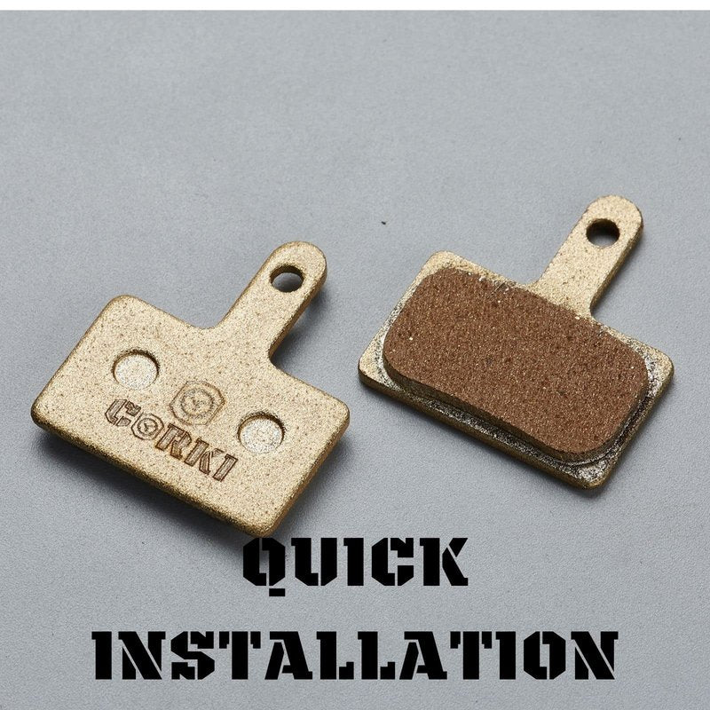 Corki Cycles 2 Pairs Sintered Metal Bike Disc Brake Pads for TRP Tektro Shimano