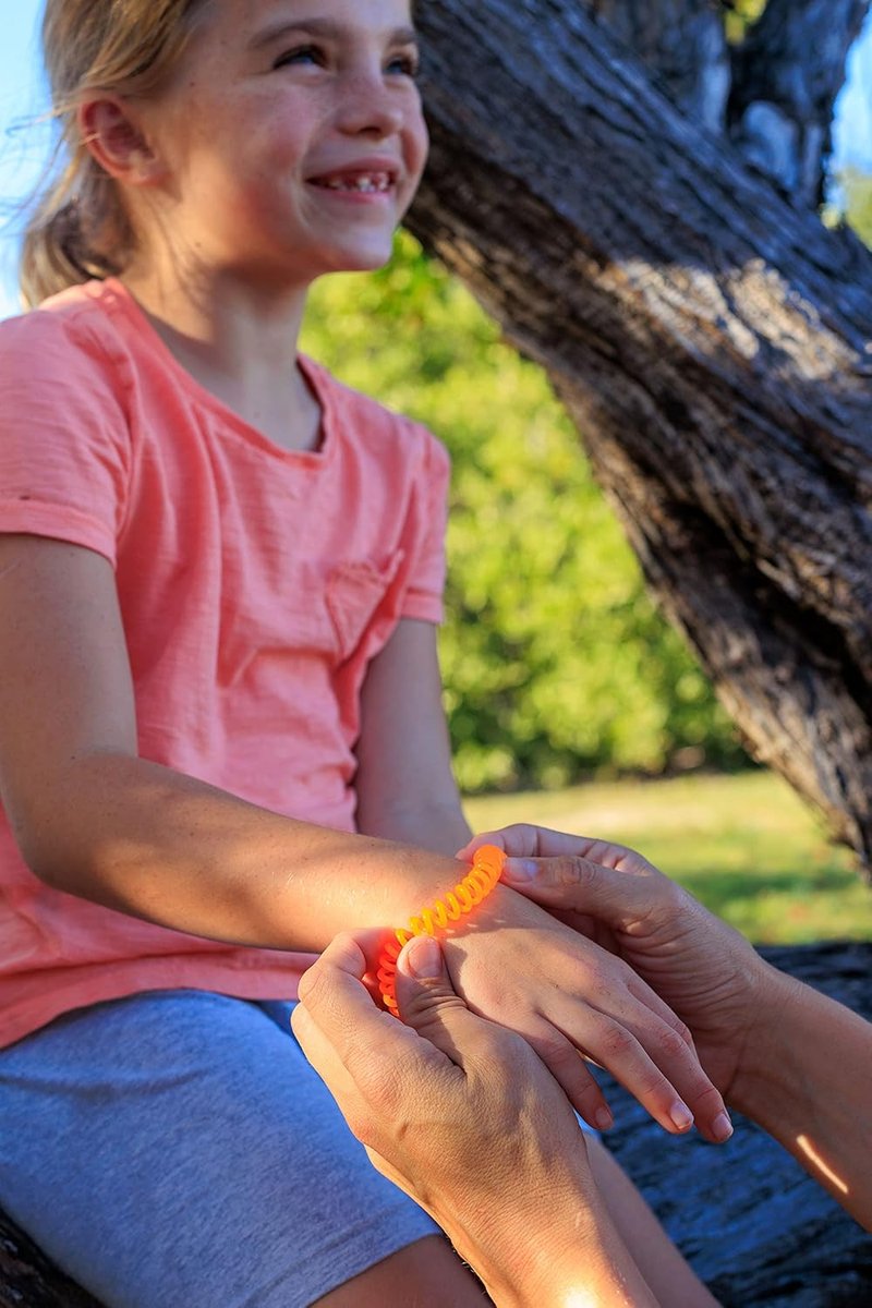 Deet-Free Mosquito Repellent Bracelets for Kids - 20 Pack | Outdoor Camping Essentials