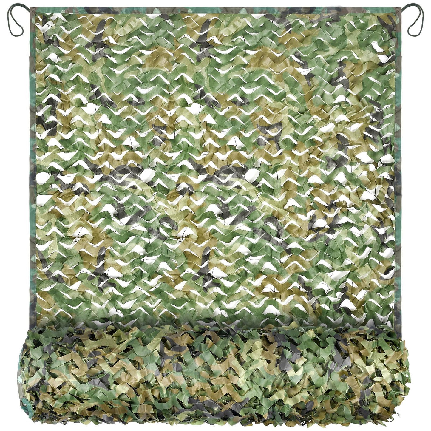 Yeacool Hunting Camo Netting Mesh Camouflage Netting Military Surplus Hunting Blind Net for Military Theme Party Decor Backdrop Sunshade Car Cover Camping Shooting (Woodland Camo, 10ftx20ft, 3m*6m)