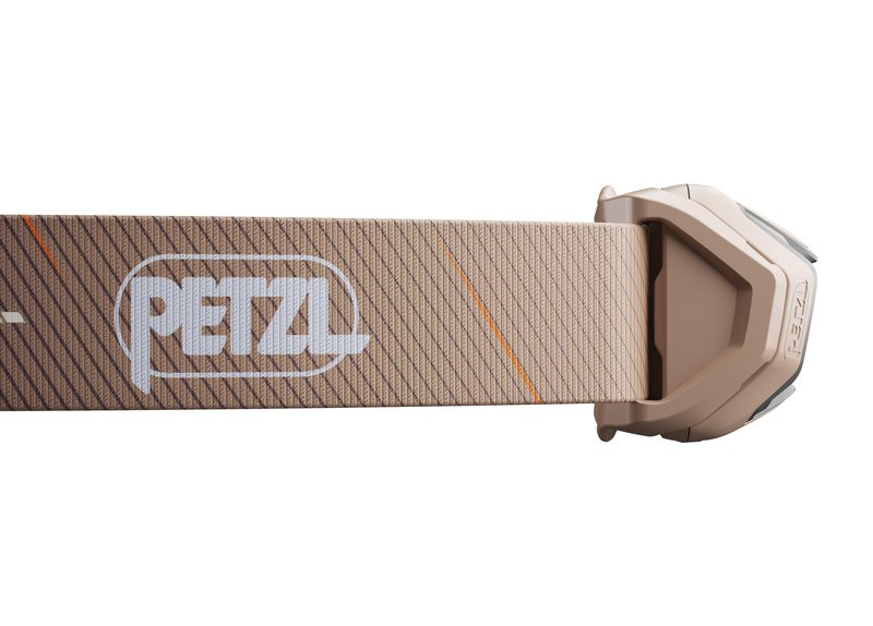 PETZL Tikka CORE Headlamp - Rechargeable, Compact 450 Lumen Light with Red Lighting, for Hiking, Climbing, and Camping - Brown