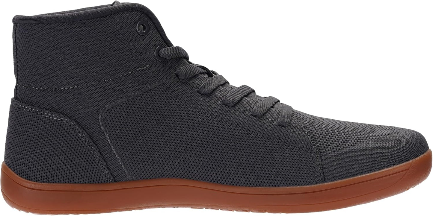 WHITIN Men's Minimalist High Top Barefoot Shoes - Wide Toe Box | Zero Drop Sole