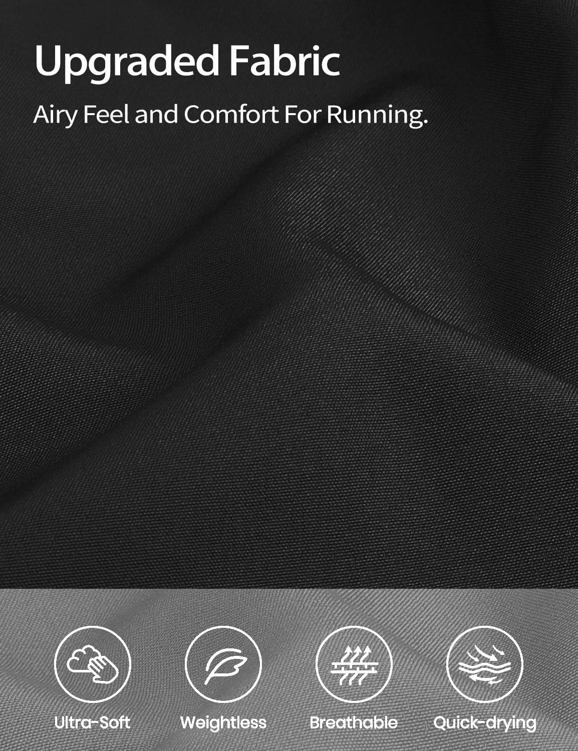 NIASHOT Athletic Workout Running Shorts for Women Dolphin Quick Dry Hiking Outdoors Gym Track Tennis Sports Clothes Black M