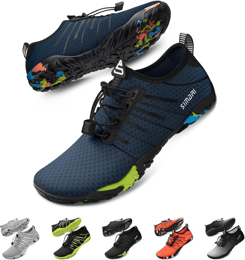 Water Shoes for Women & Men - Barefoot Quick-Dry Aqua Socks | Lightweight Non-Slip Swim Shoes for Surfing, Swimming, Beach Sports, Kayaking