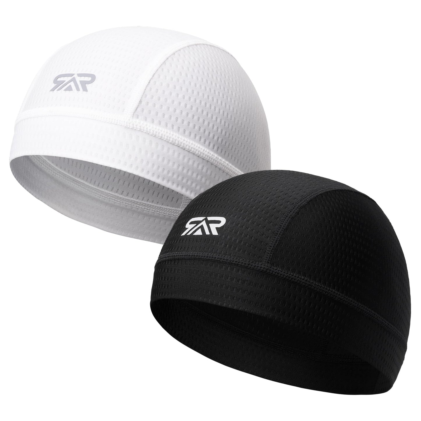 2-Pack Cooling Skull Cap Breathable Mesh Helmet Liner Motorcycle Cycling