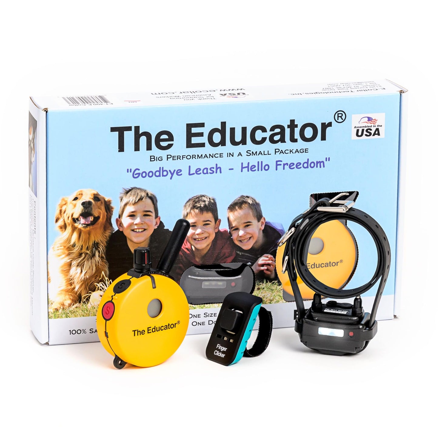 E-Collar Educator ET-400 Dog Training Collar with Remote, Yellow