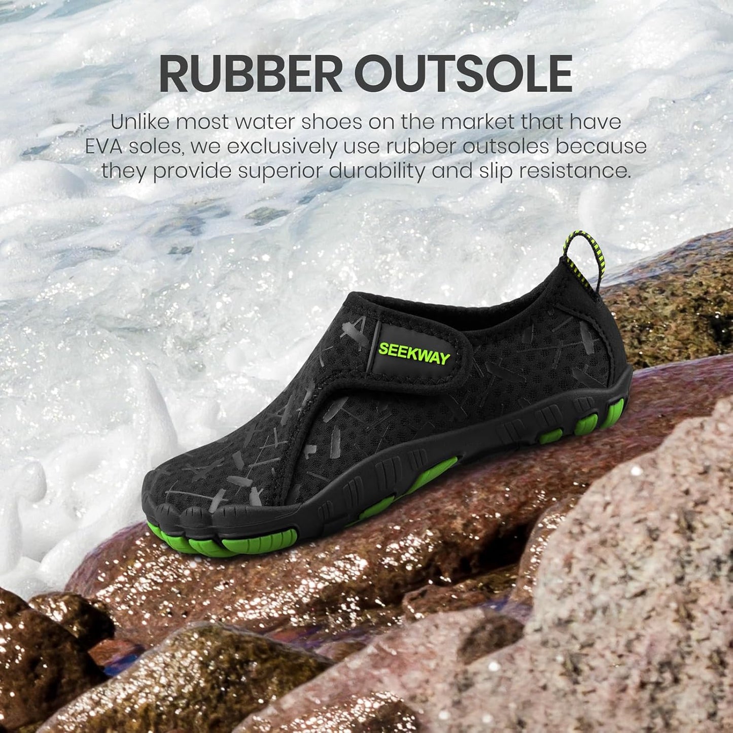 Kids' Barefoot Water Shoes - Quick-Dry, Non-Slip Sand Shoes for Hiking, Swimming, Beach & Pool | Wide Toe Box, Toddler Sizes