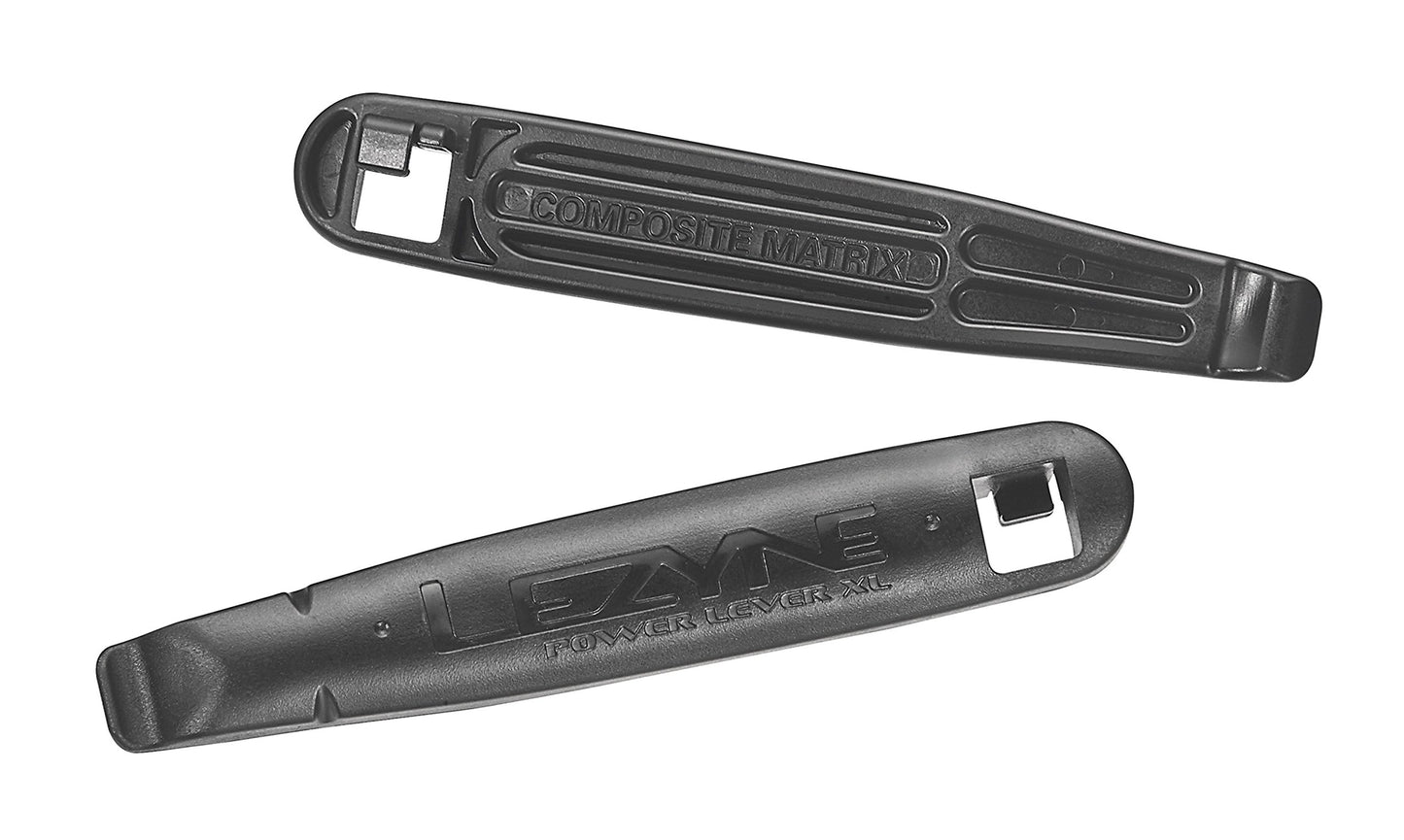 LEZYNE Power Lever XL Bicycle Tire Levers, Fiber Reinforced, Extra Long, Wide Handle, Bike Tire Levers