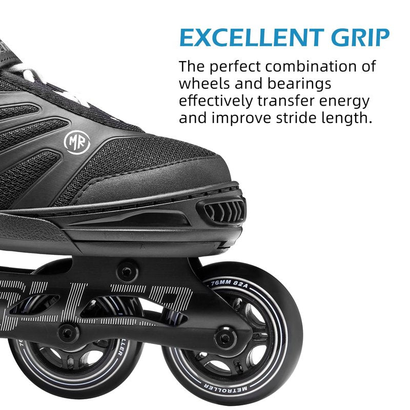 METROLLER Women Inline Skates Men Skates for Adult Female Male Adjustable Inline Skates for Teens Boys