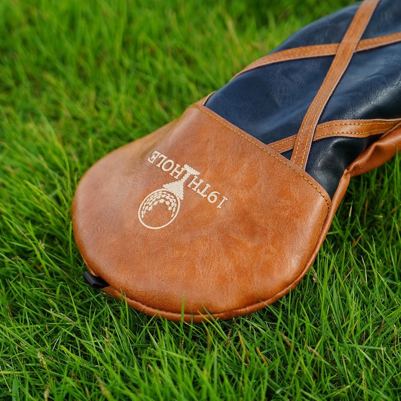 Craftsman Golf Brown Driver Headcover Golf Club Head Cover for Driver Wood 19th Hole After Party Design