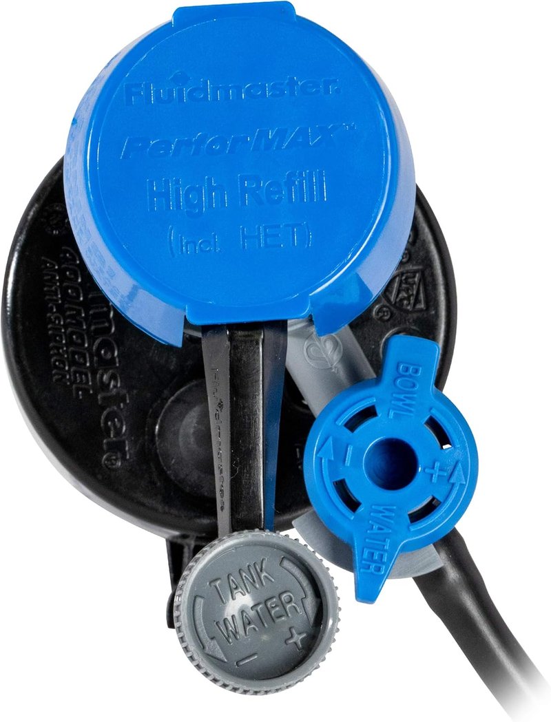 Fluidmaster Universal Toilet Fill Valve - High Performance Water Control | 1-Pack, Multicolor