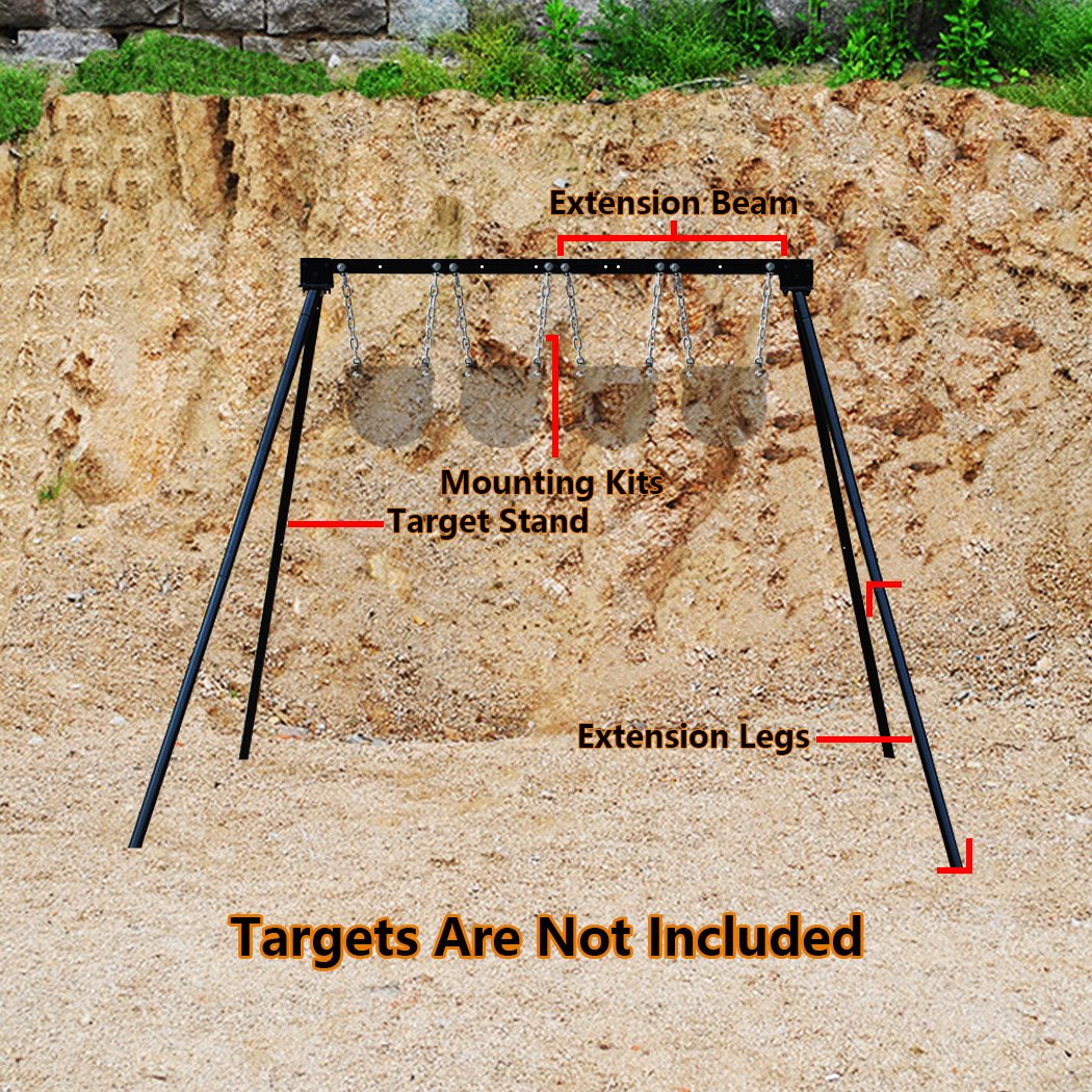 Highwild Steel Target Stand Extended in Both Width & Height with Mounting Kit