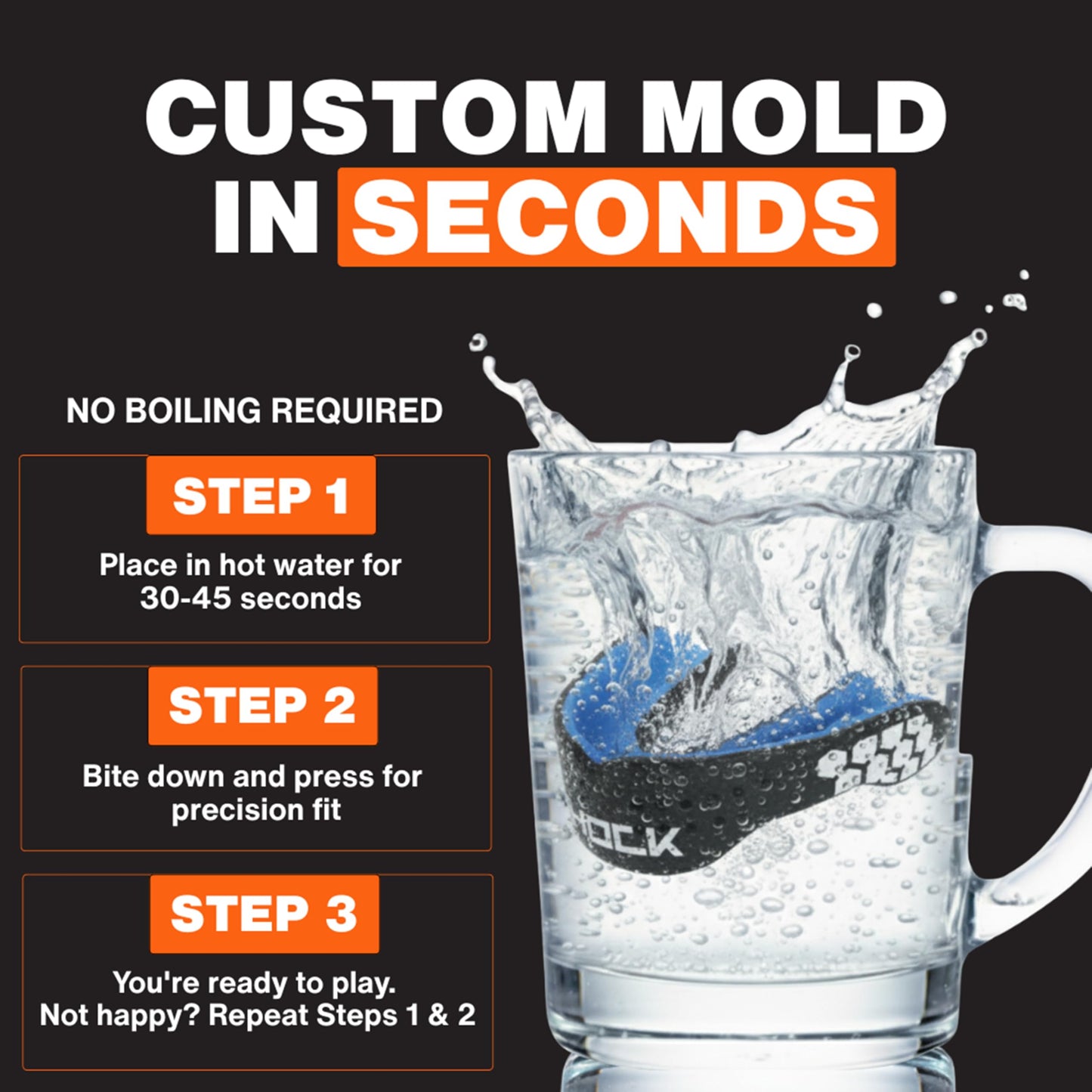 Shock Doctor Gel Max Power Carbon Convertible Mouth Guard