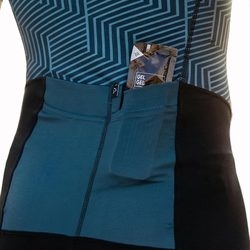 Men's Aerodynamic Triathlon Suit - Lightweight Sleeved Trisuit with Premium FX Fabrics | 2 Pockets
