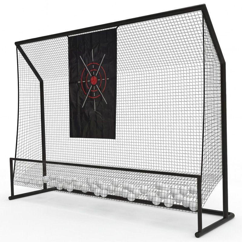 Golf Hitting Nets for Backyard Driving Real Balls, 10x7.5FT Heavy Duty Golf Practice Chipping Nets with Targeting Cloth, Outdoor & Indoor Portable Chipping Practice Swing Training Netting
