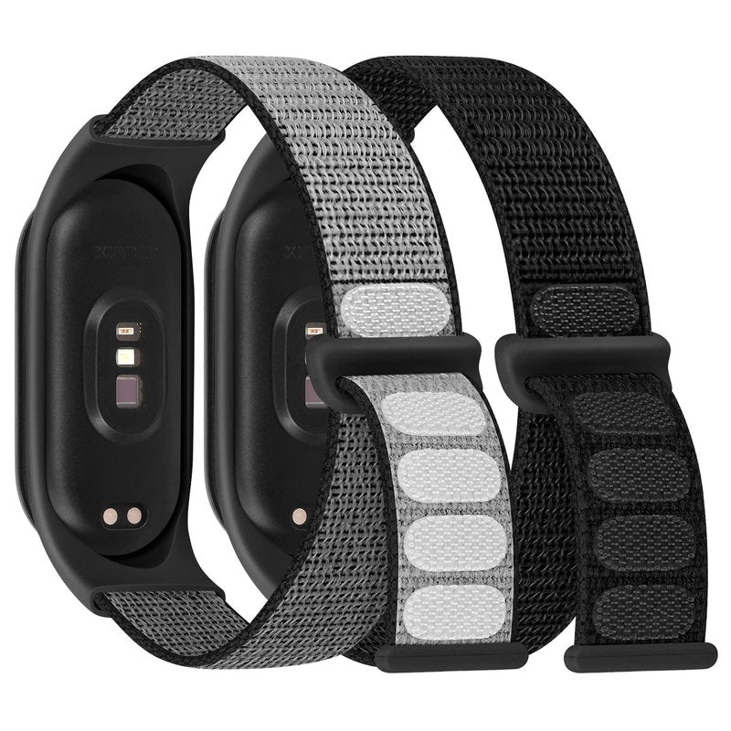 TumpCez Solo Loop Nylon Strap Compatible with Xiaomi Mi Band 6 5 4 3/Amazfit Band 5 Straps,Soft Adjustable Colorful Sports Replacement Band for Xiaomi Mi Band 6 5 (NFC) for Men Women
