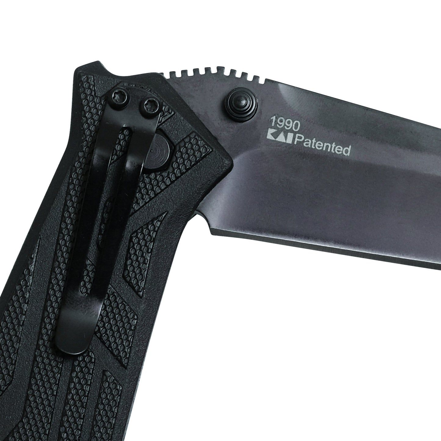 Kershaw Brawler Pocket Knife, All-Black, 3 Inch Tanto Blade