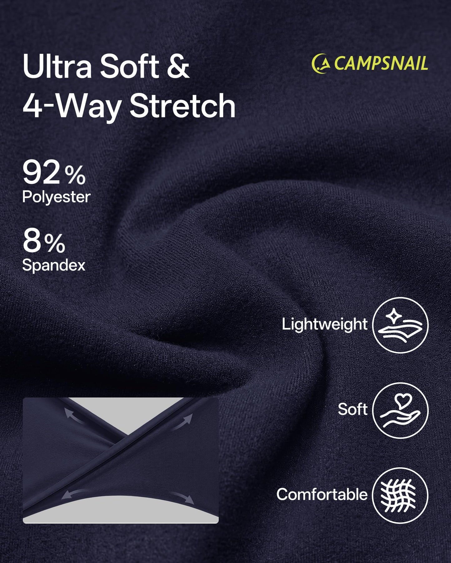 CAMPSNAIL Joggers for Women with Pockets - 27"/20" Womens Sweatpants Yoga Lounge Relaxed-fit Pants for Workout Running