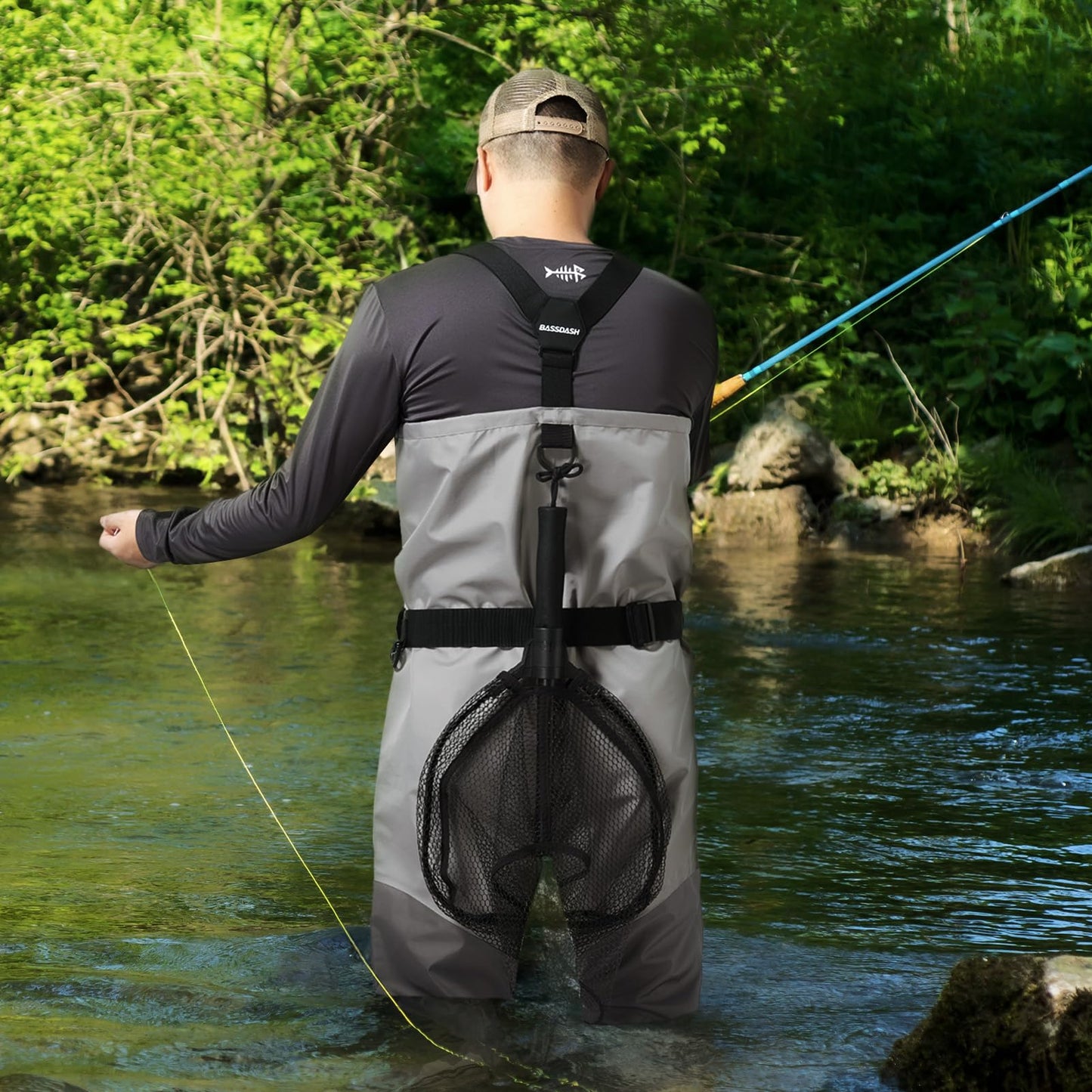 Bassdash FW08 Men’s Breathable Waders Waterproof Fly Fishing Chest Fishing