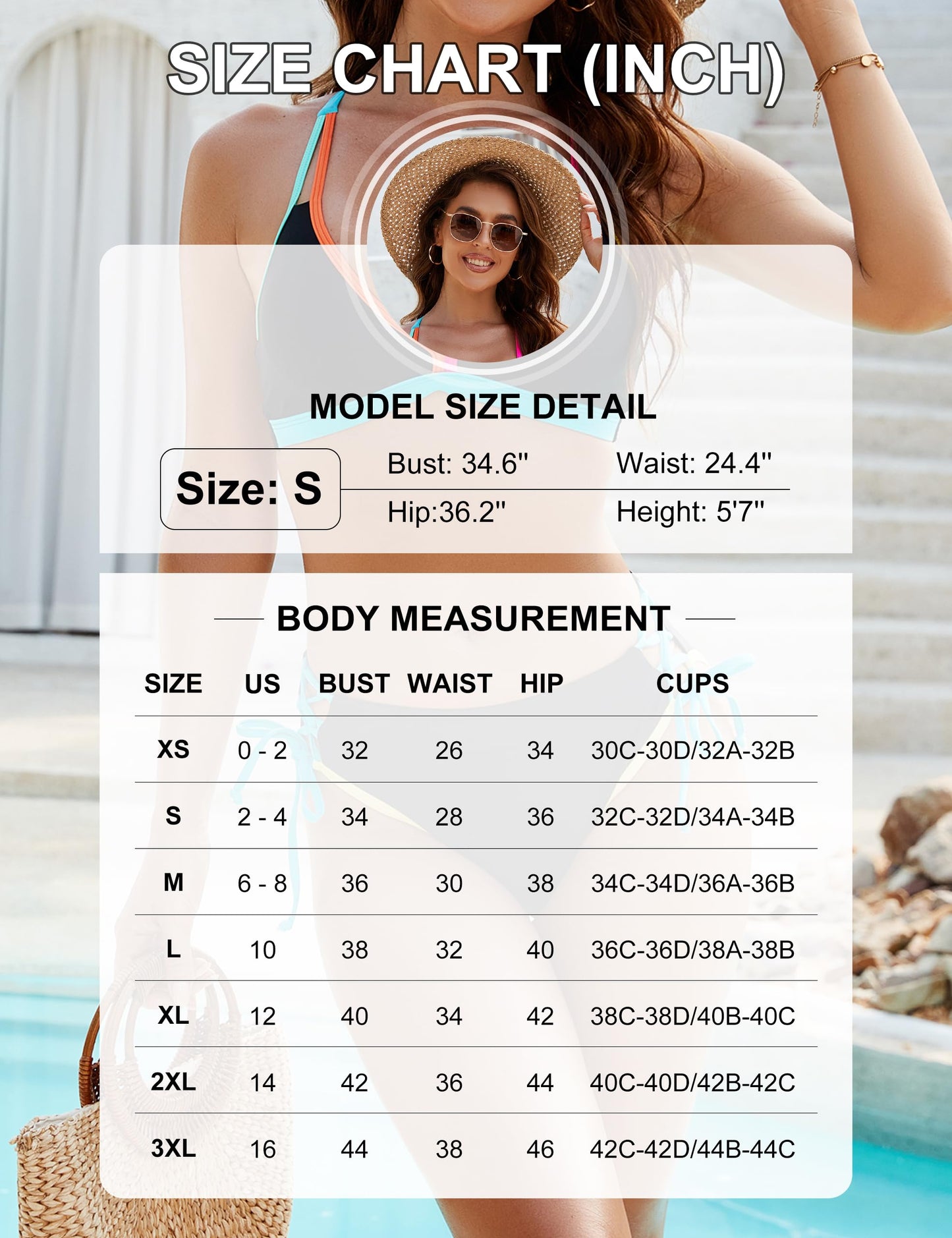 Blooming Jelly Women's Bikini Set Two Piece Swimsuit Triangle Top String Mid Rise Thong Bottom 2026 Cheeky Slimming Bathing Suit (Yellow Floral,Medium)