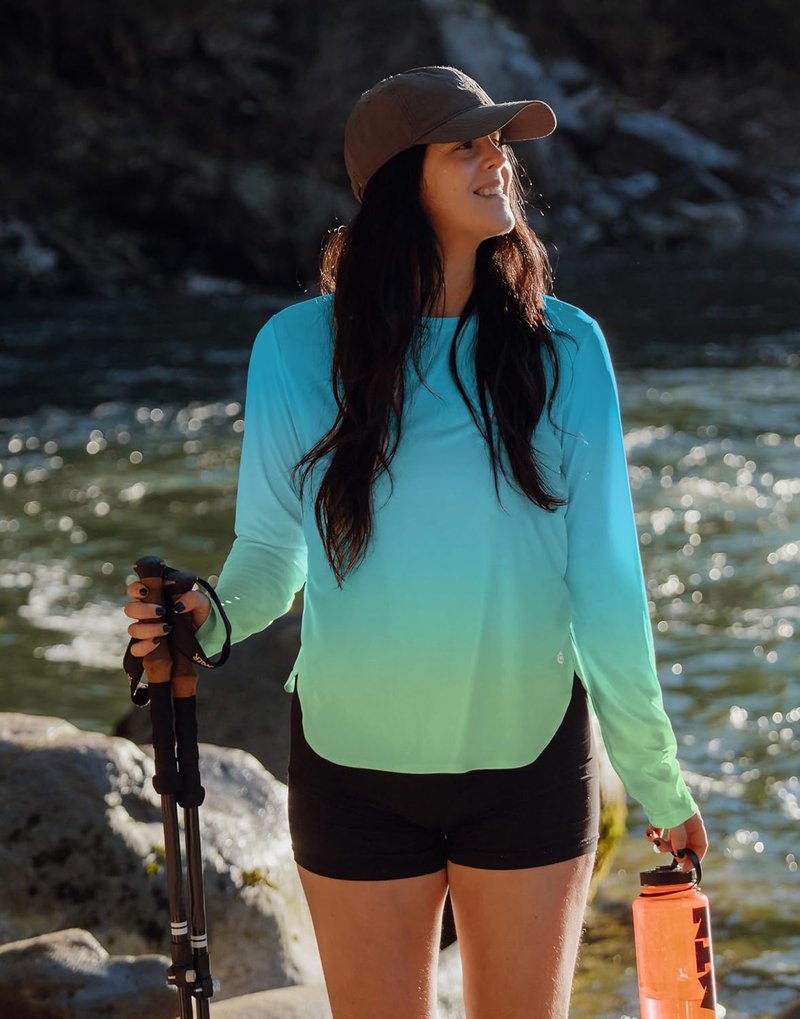 Women's Sun Shirts - UPF 50+ Long Sleeve UV Protection | Lightweight Quick-Dry Hiking Tops