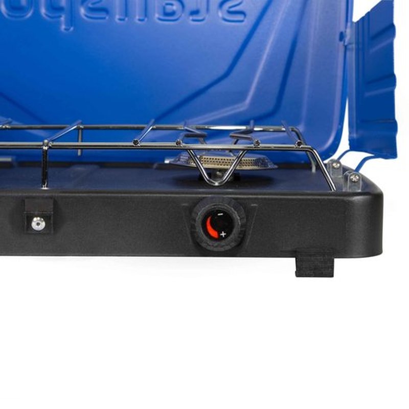 Stansport 2-Burner Regulated Propane Stove - 20,000 BTUs