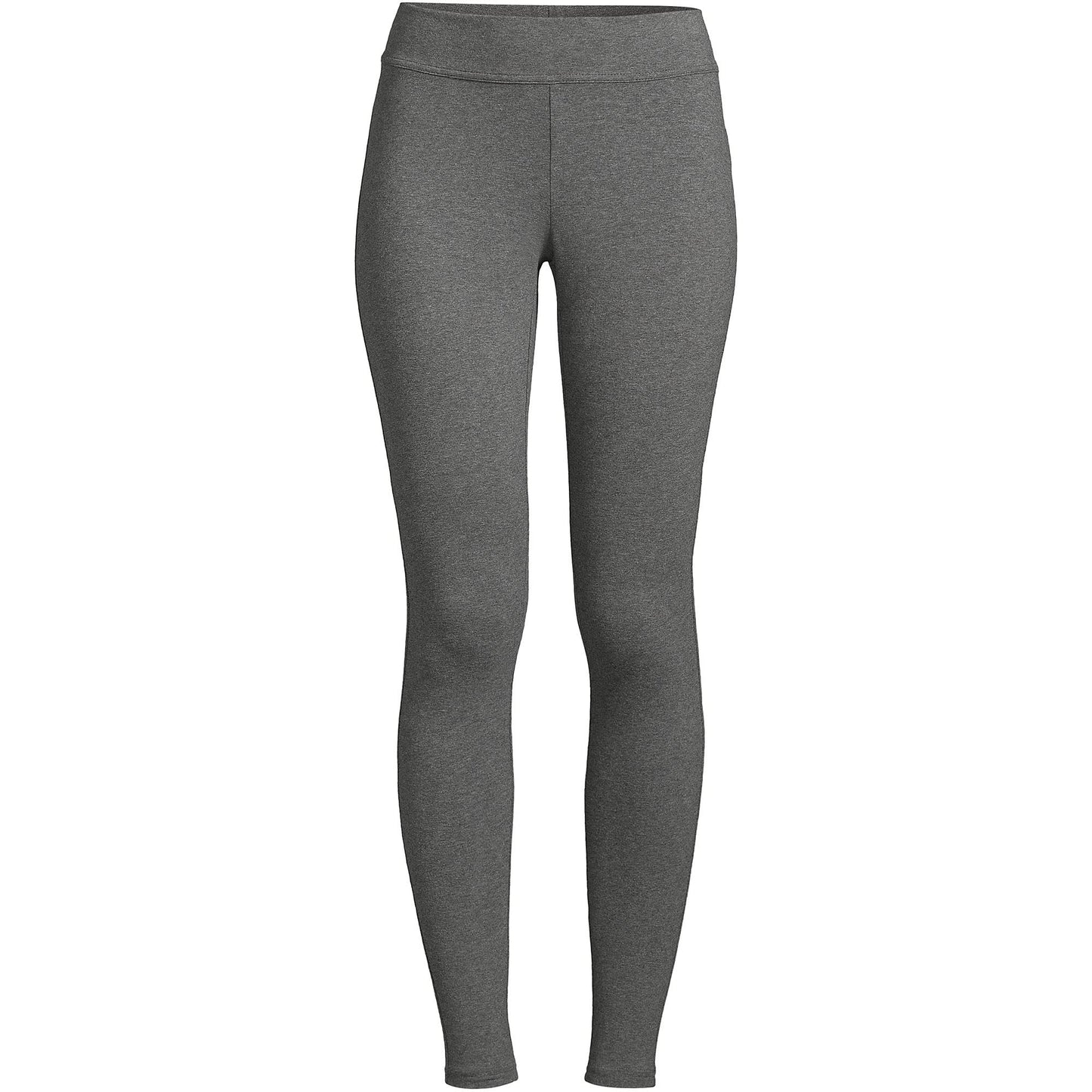 Lands' End Womens Starfish Leggings Charcoal Heather Regular Medium