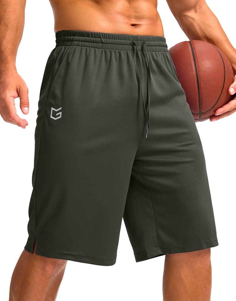 Men's Athletic Basketball Shorts - Lightweight Quick-Dry Gym Shorts with Pockets | 9" / 11" Length