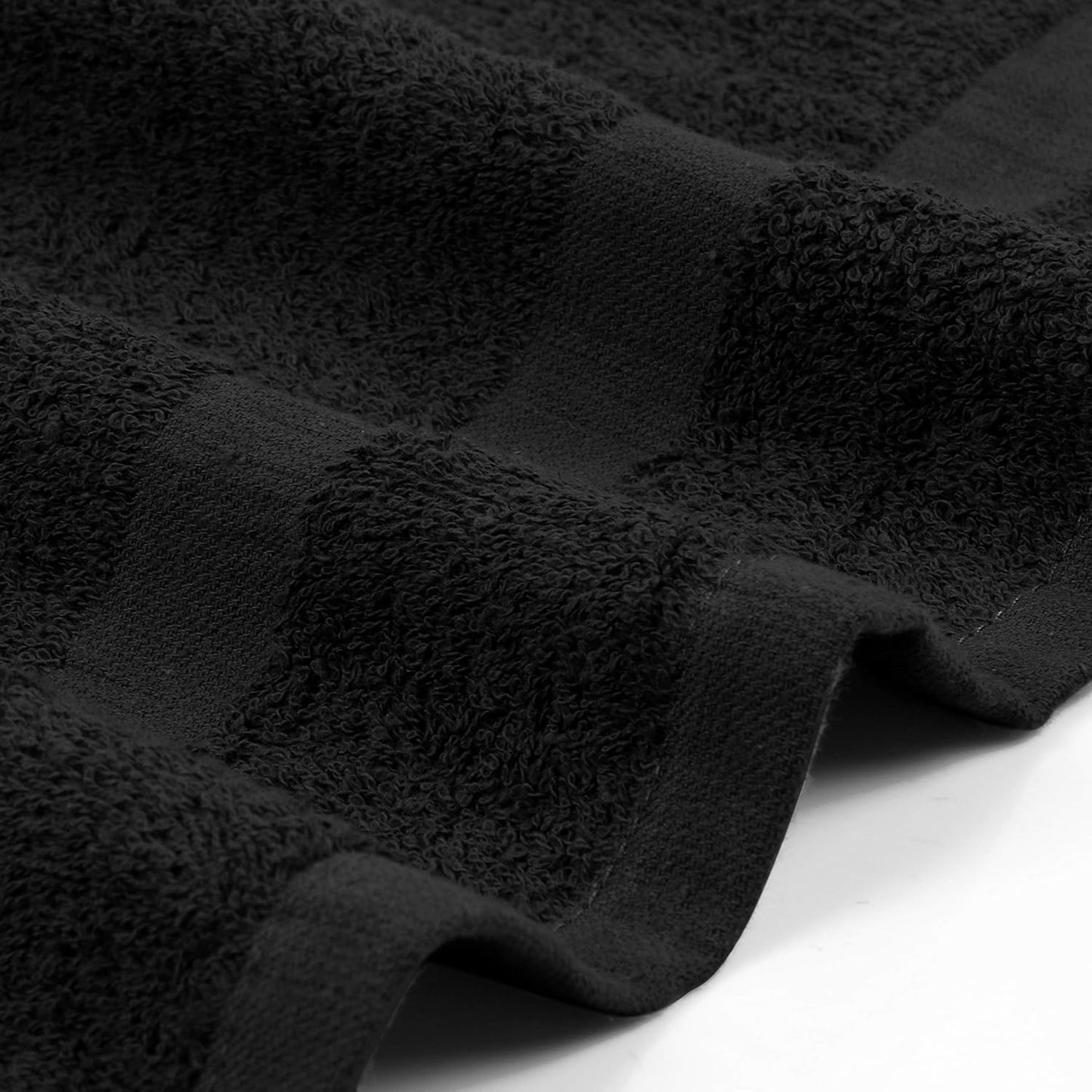 Utopia Towels - Highly Absorbent Cotton Salon Towels | Pack of 24, 16" x 27", Black
