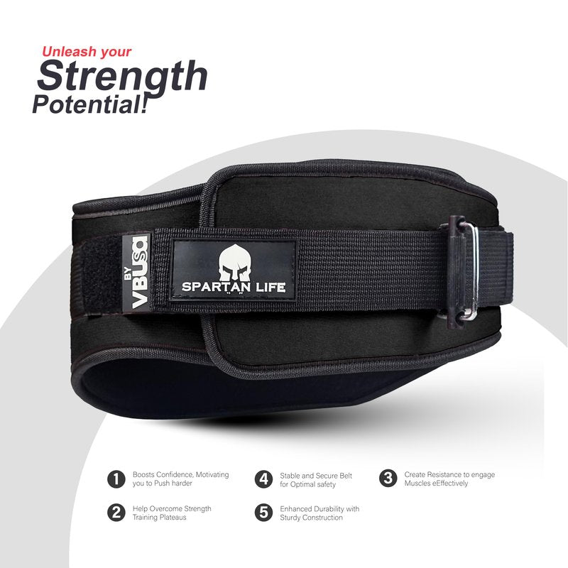 Victorudo USA Self-Locking Weight Lifting Belt - Premium Weightlifting Belt for Serious Functional Fitness, Weight Lifting, and Olympic Lifting Athletes - Deadlift Training Belt - Lifting Support for