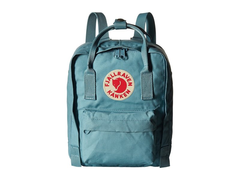 Fjällräven Kanken Mini Backpack - Compact Everyday Carry, Durable Vinylon Fabric - Travel, Sky Blue