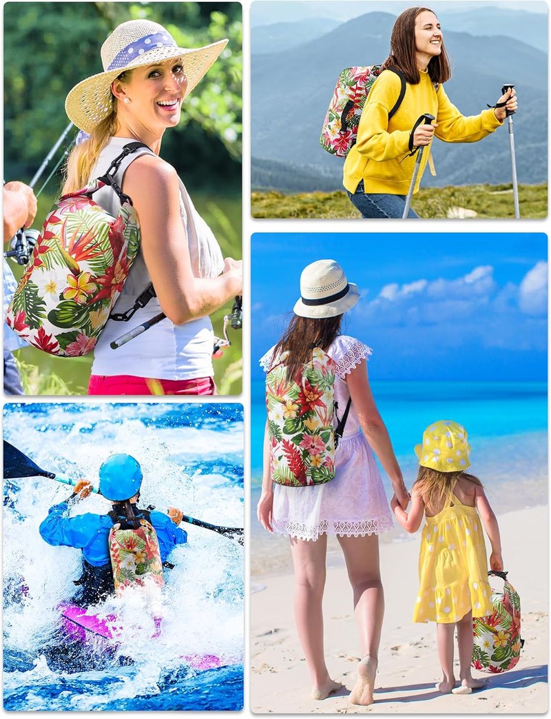 Waterproof Dry Bag - Lightweight Roll Top Backpack for Travel, Kayaking, Camping | 5L/10L/20L/30L/40L
