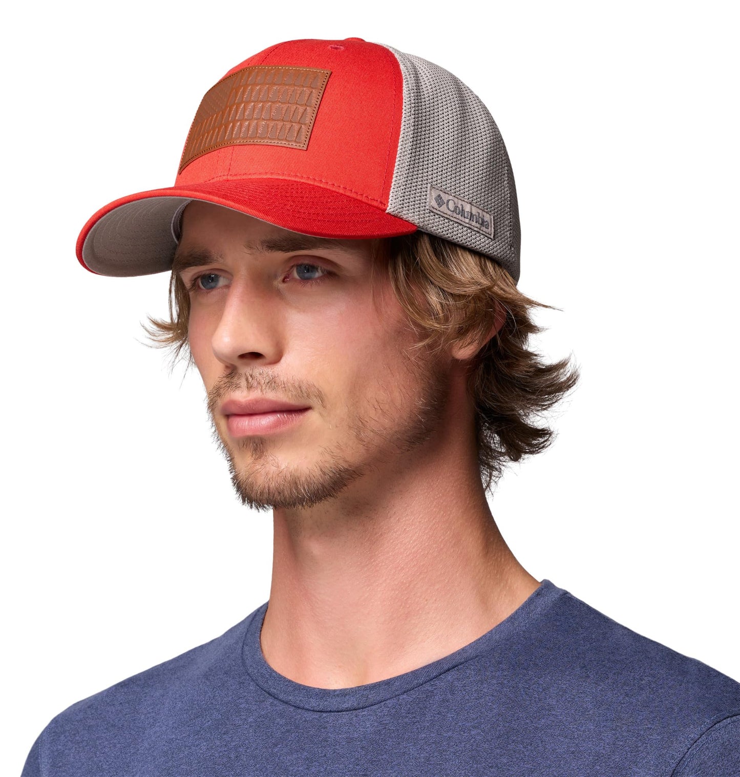 Columbia Unisex Tree Flag Mesh Ball Cap, Super Sonic, S/M
