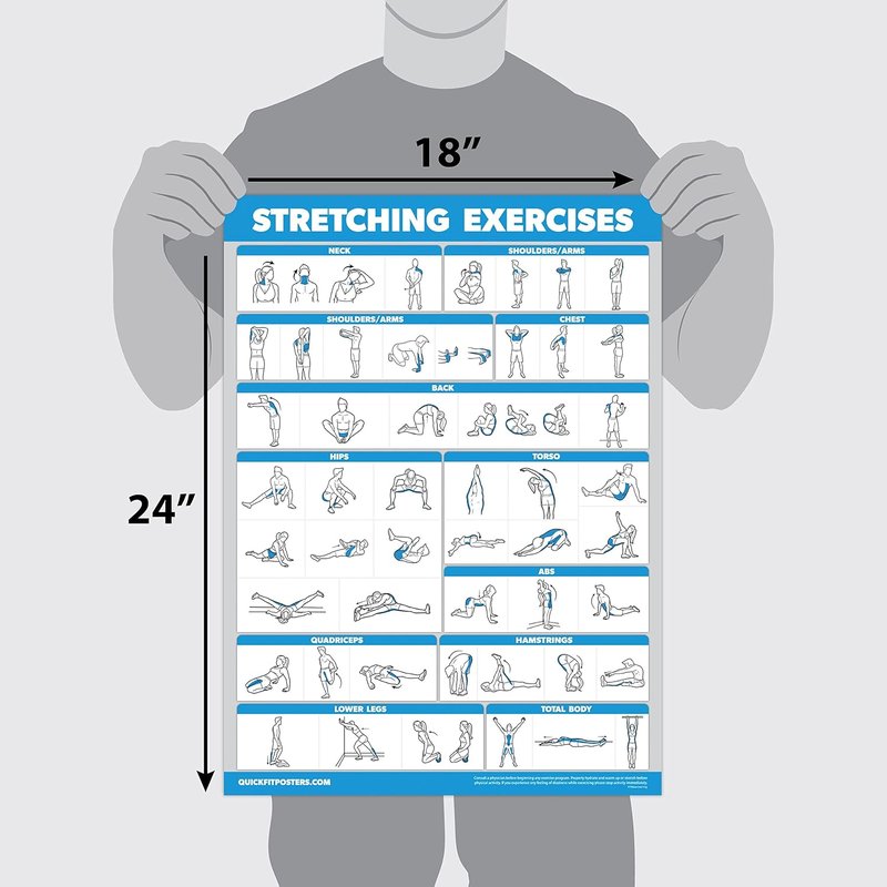 x 24" & Bodyweight Exercise Cards 2.5" x 3.5