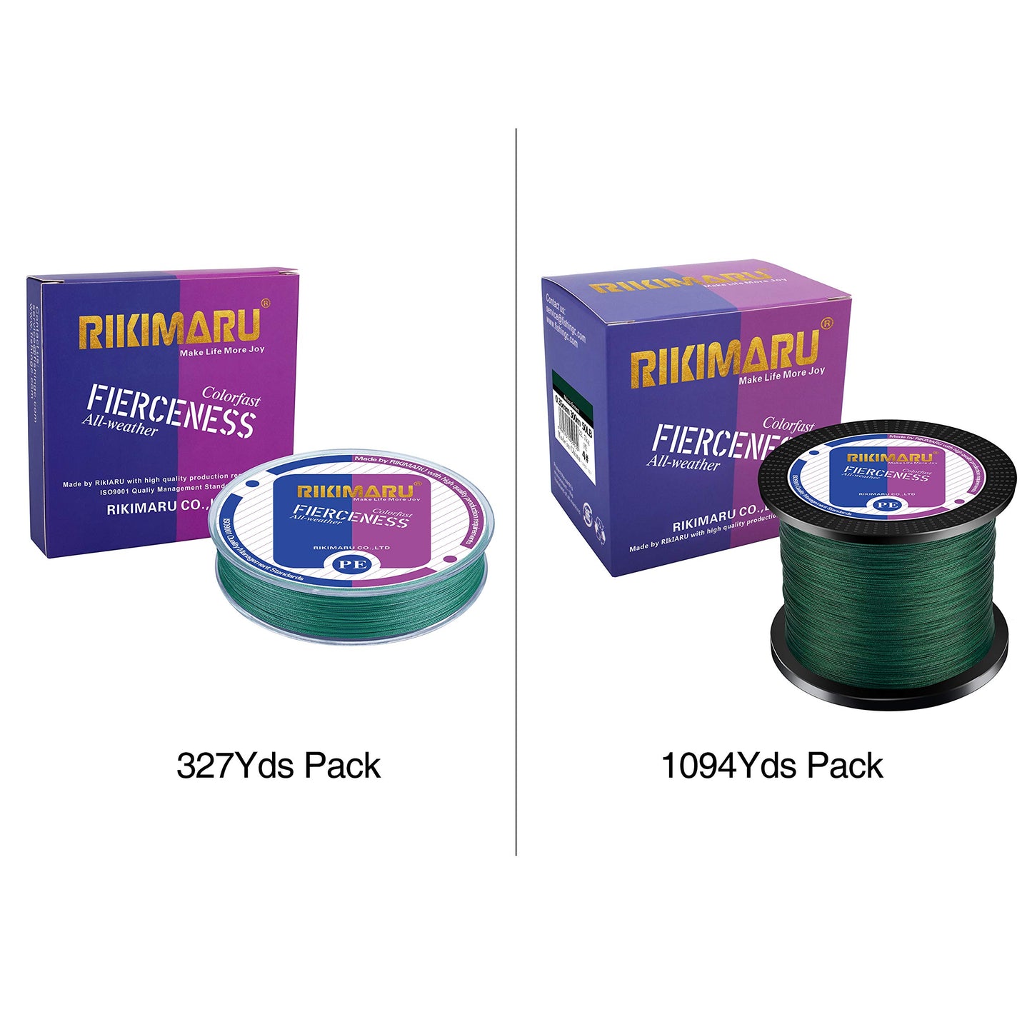 Braided Fishing Line Abrasion Resistant Superline Zero Stretch&Low Memory Extra Thin Diameter Green 1094Yds,20LB