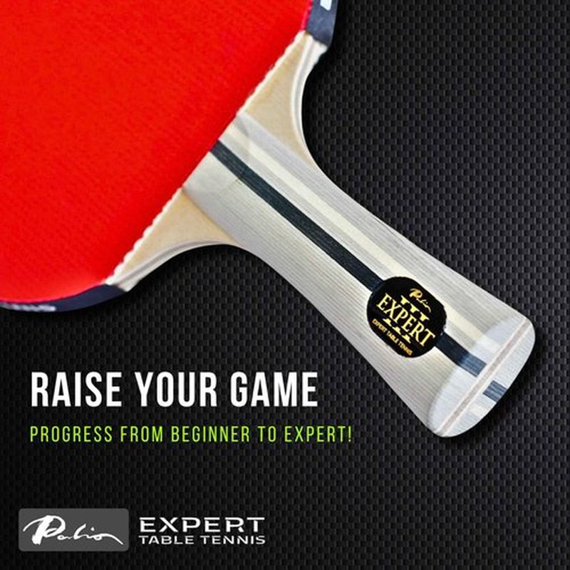 Palio Expert 3.0 Table Tennis Racket & Case | ITTF Approved High-Performance Ping Pong Rackets for Beginners | Maximum Spin & Control (Single Racket)